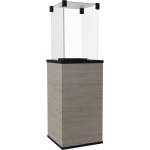 KRATKI Plynový ohřívač PATIO MINI sklo / slinutý křemen NATURALI OSSIDIANA VENA GRIGIA